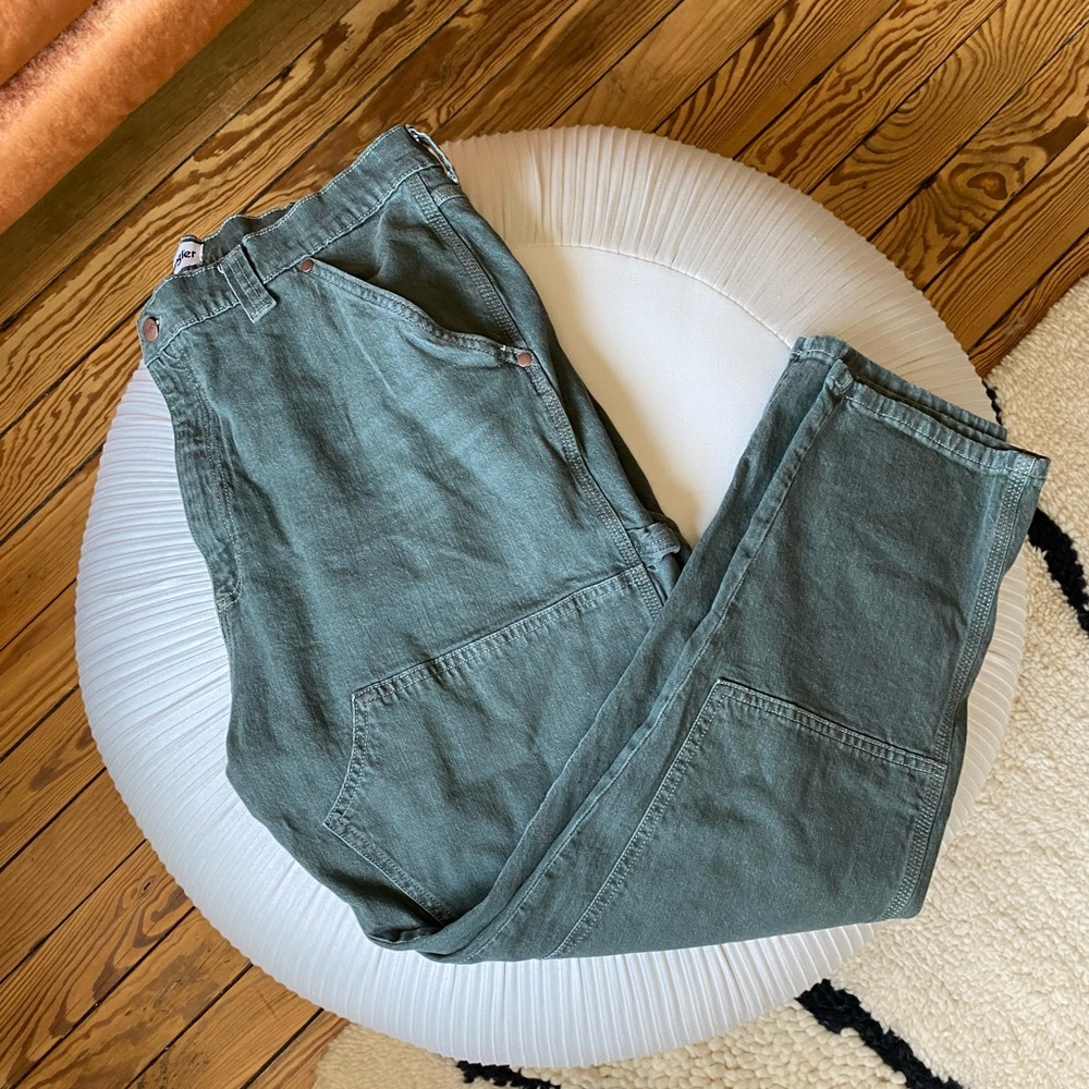 Men’s Wrangler Forest Green Denim Pants 38x30